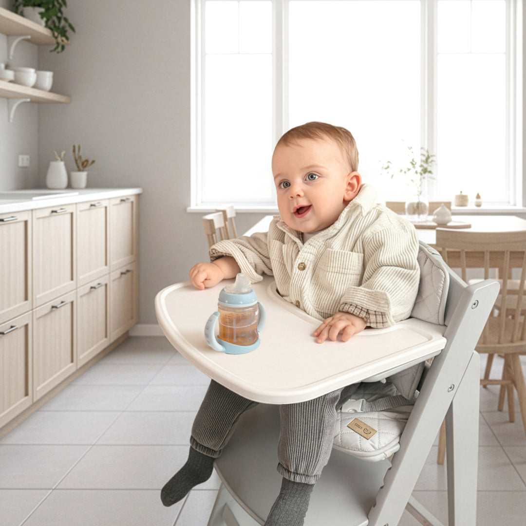 Plastic Feeding Tray - Extension for High Chair Sit Up Flex, Liv Up & Born Up - White – Lifestyle Image (10/11)