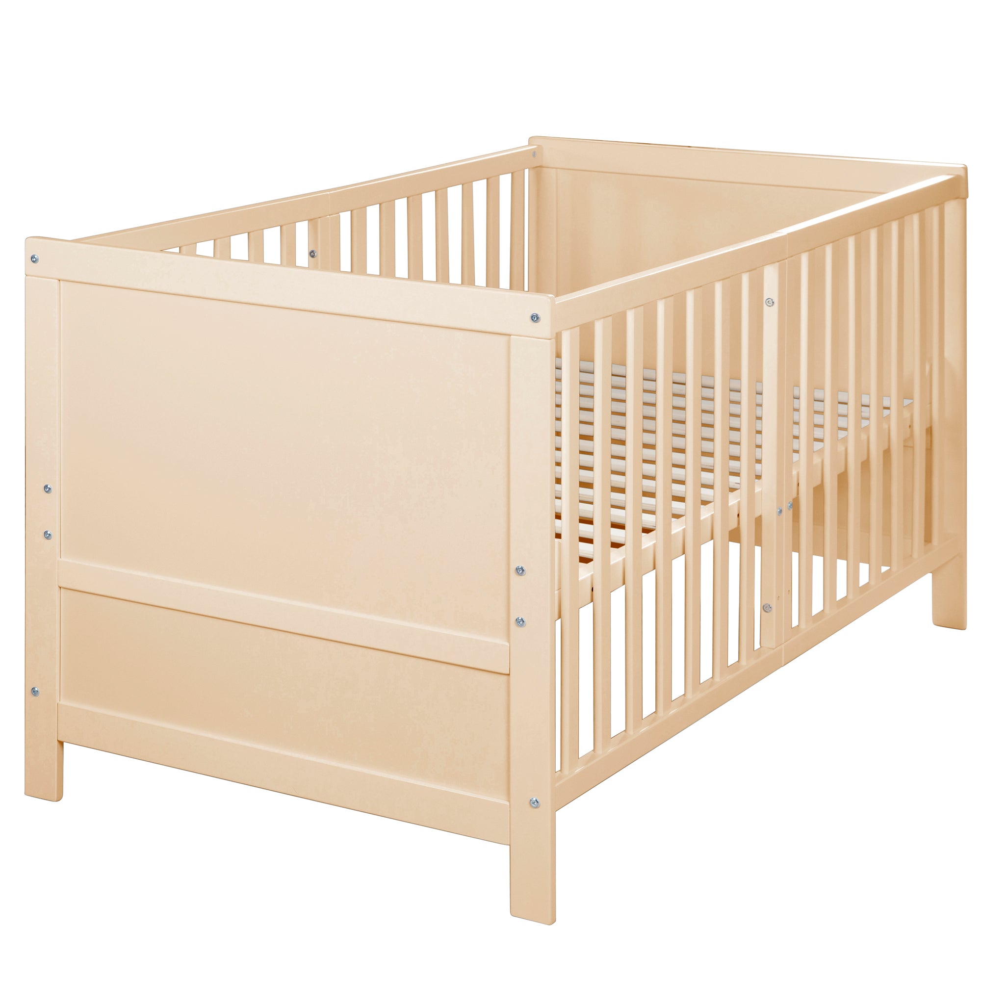 Cuna combinada EASY SLEEP 70x140 incl. esquinas de conversión - Madera natural – Recorte (1/16)