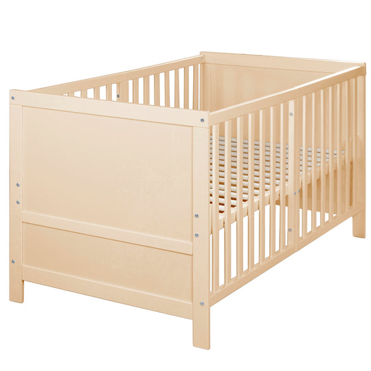 Cuna combinada EASY SLEEP 70x140 incl. esquinas de conversión - Madera natural – Recorte (1/16)
