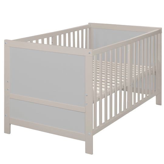 Lettino combinato EASY SLEEP 70x140 incl. angoli di conversione - Grigio chiaro – Ritaglio (1/16)