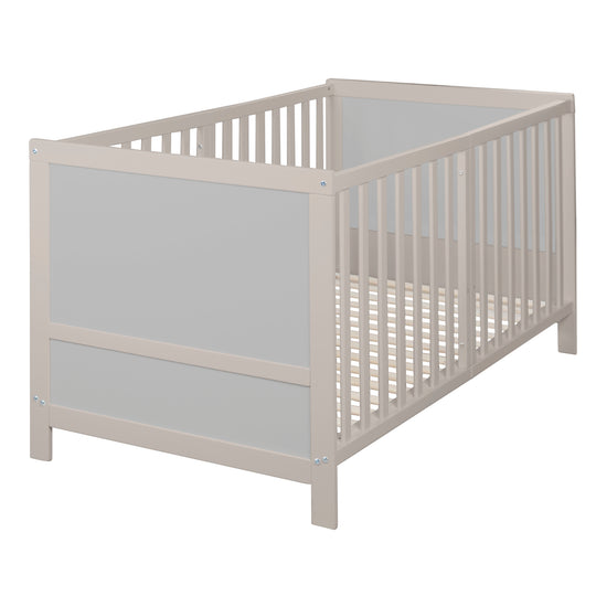 Lettino combinato EASY SLEEP 70x140 incl. angoli di conversione - Grigio chiaro – Ritaglio (8/16)