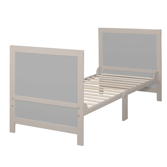 Lettino combinato EASY SLEEP 70x140 incl. angoli di conversione - Grigio chiaro – Ritaglio (10/16)