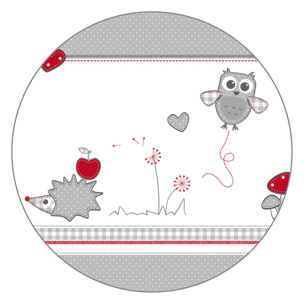 Button Adam & Eule Textilserie