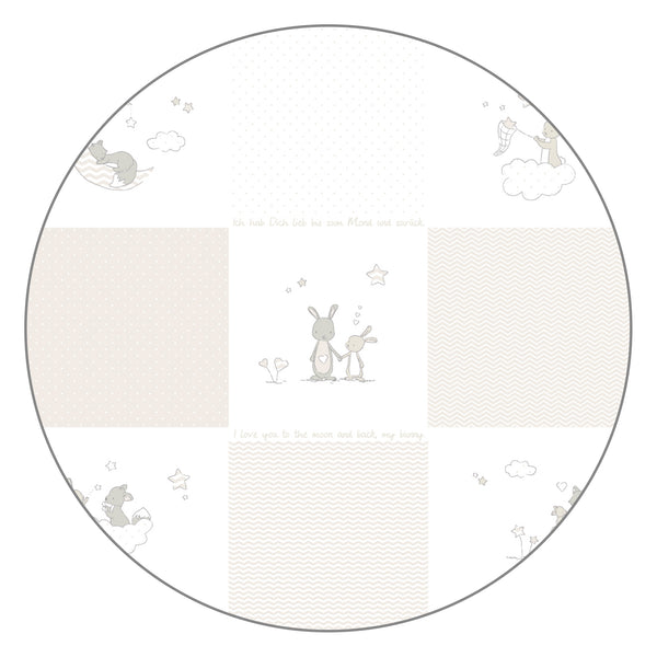 Button Fox & Bunny Textilserie