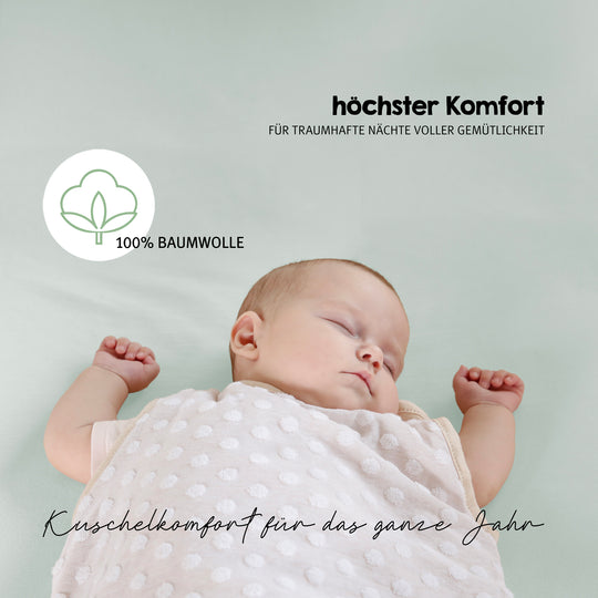 Fitted Sheet 'Lil Planet' - Single Jersey - Organic Cotton - Frosty Green – Lifestyle Image (7/14)