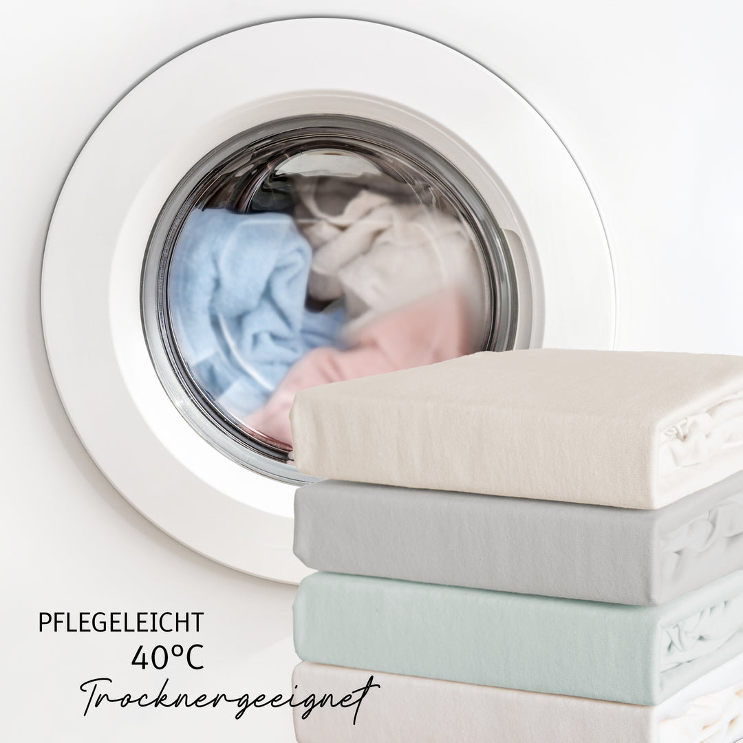 Fitted Sheet 'Lil Planet' - Single Jersey - Organic Cotton - Frosty Green – Infographic (11/14)