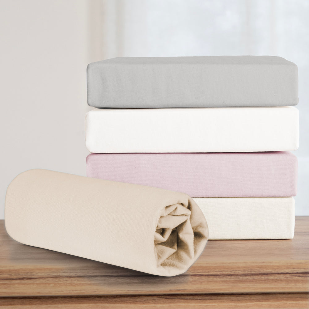 Spannbettlaken 'Frosty Almond' - GOTS und Oeko-Tex Standard 100 - Beige – Infografik (2/10)
