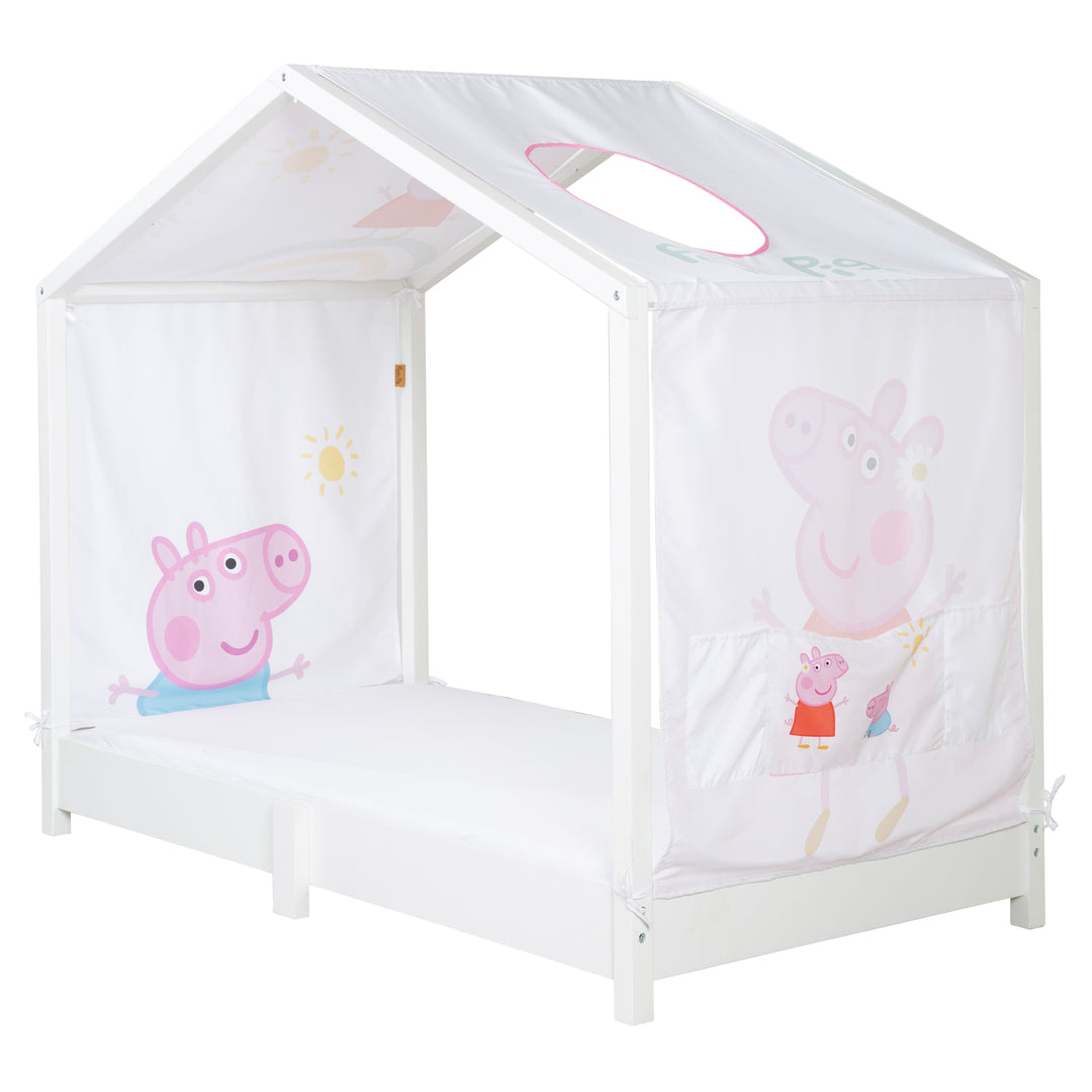 Hausbettbezug 70 x 140 cm 'Peppa Pig' - Rosa / Weiß – Freisteller (1/11)
