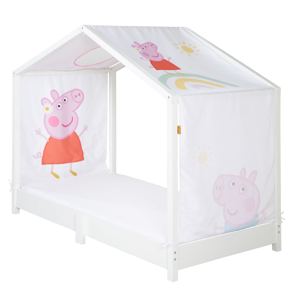 Hausbettbezug 70 x 140 cm 'Peppa Pig' - Rosa / Weiß – Freisteller (2/11)