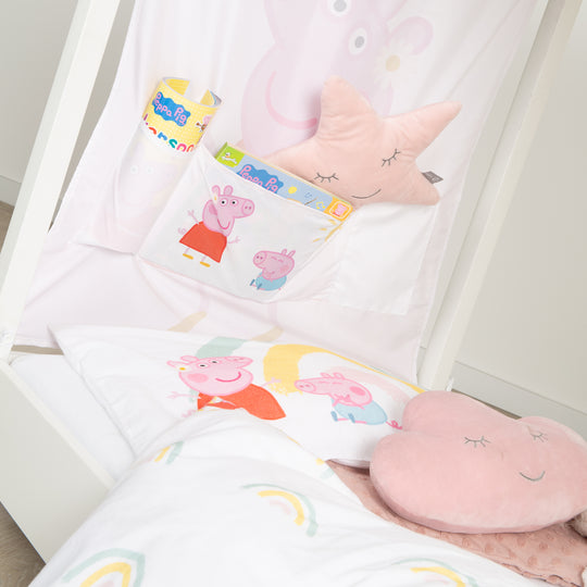 Funda para cama casita 70 x 140 cm 'Peppa Pig' - Rosa / blanco – Foto de detalle (8/11)