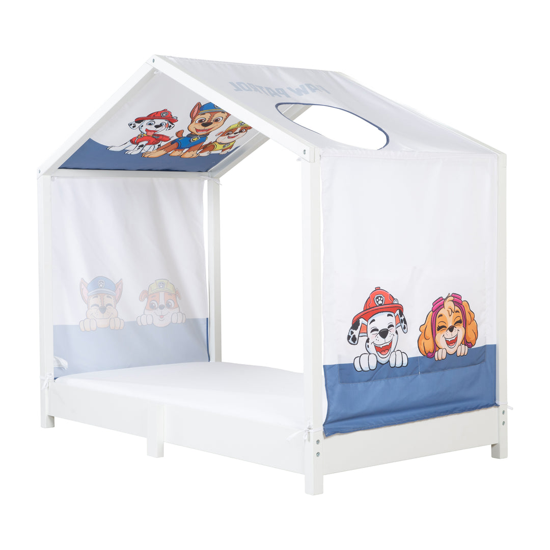 Hausbettbezug 70 x 140 cm 'Paw Patrol' - Weiß / Blau – Freisteller (1/9)