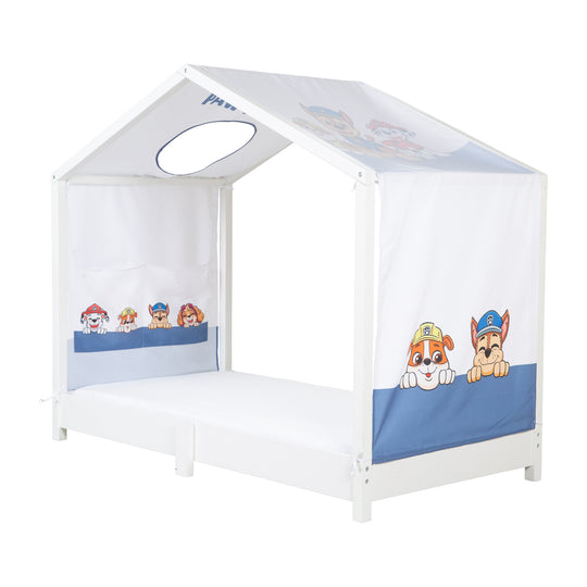 Housse de lit cabane 70 x 140 cm 'Paw Patrol' - Blanc / bleu – Détourage (2/9)