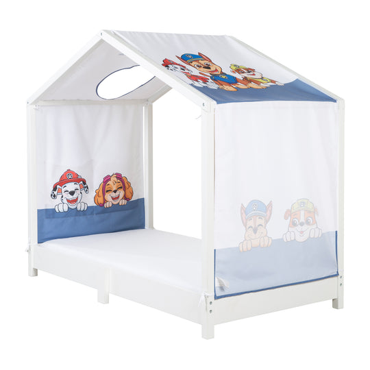 Housse de lit cabane 70 x 140 cm 'Paw Patrol' - Blanc / bleu – Détourage (3/9)