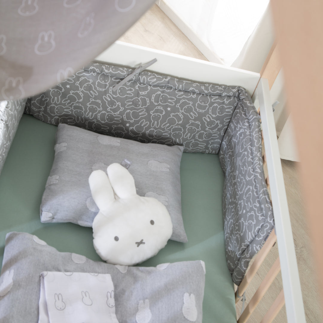 Babynest 'miffy®' gewebt, Nestchen für Baby- & Kinderbetten als Bettumrandung – Milieubild (5/12)