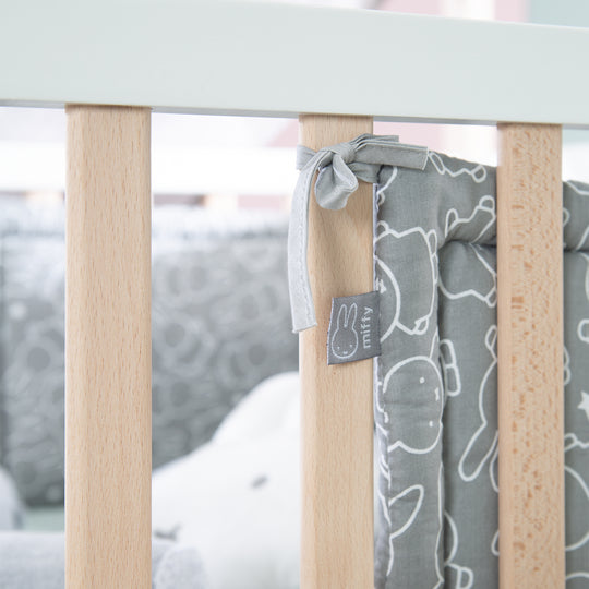 Babynest 'miffy®' gewebt, Nestchen für Baby- & Kinderbetten als Bettumrandung – Detailbild (7/12)