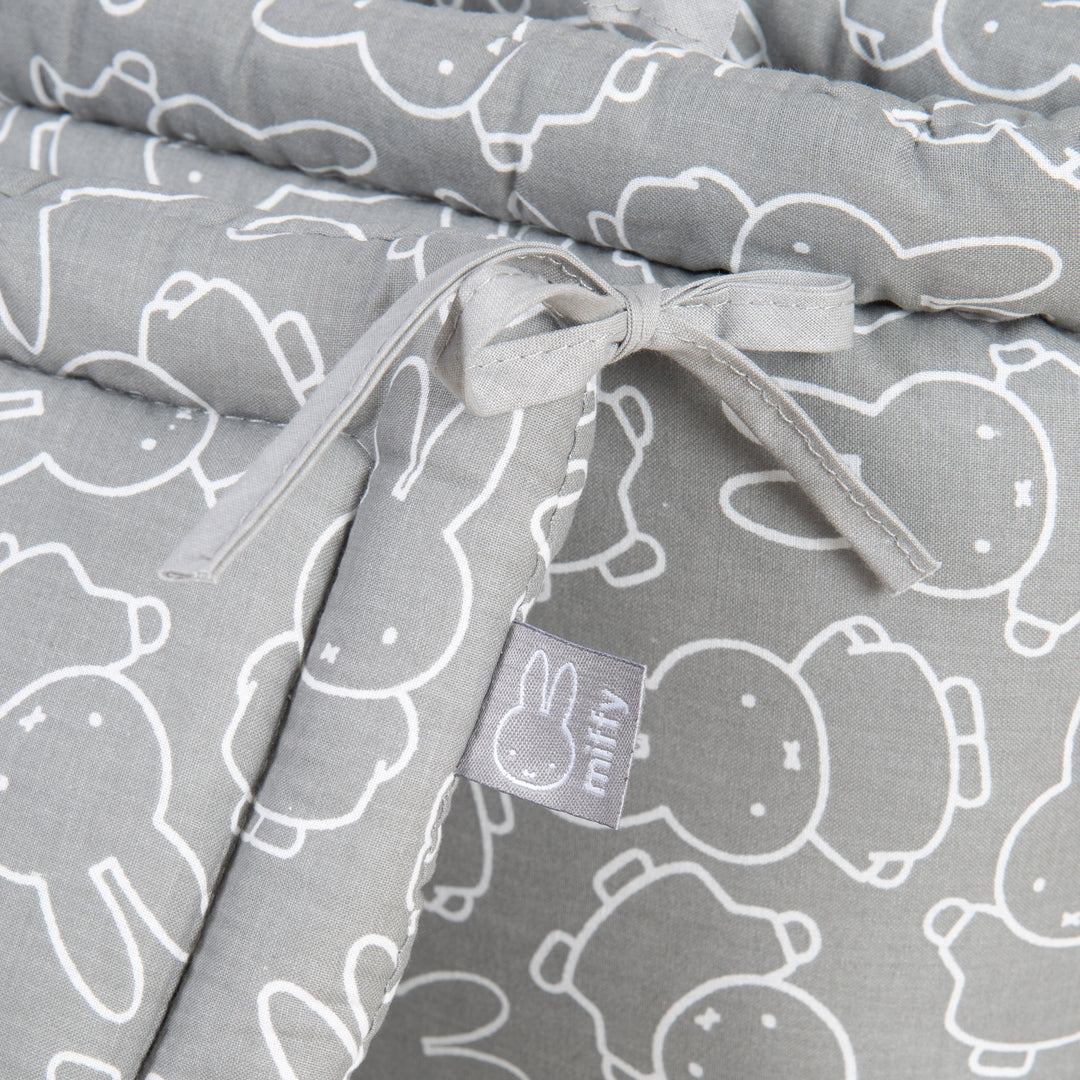 Babynest 'miffy®' gewebt, Nestchen für Baby- & Kinderbetten als Bettumrandung – Detailbild (8/12)