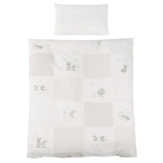 Complete Bed Set 'Fox & Bunny' 70 x 140 cm incl. Accessories/Equipment – Cutout (4/8)