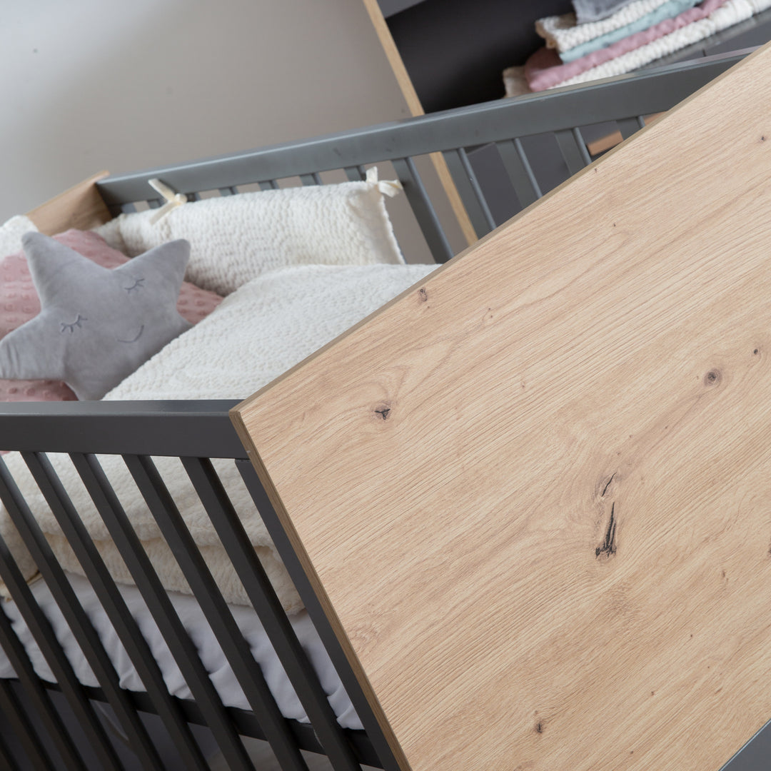 Kinderzimmerset 'Anna' 3-teilig - Anthrazit / Dekor Kent Eiche – Detailbild (7/28)