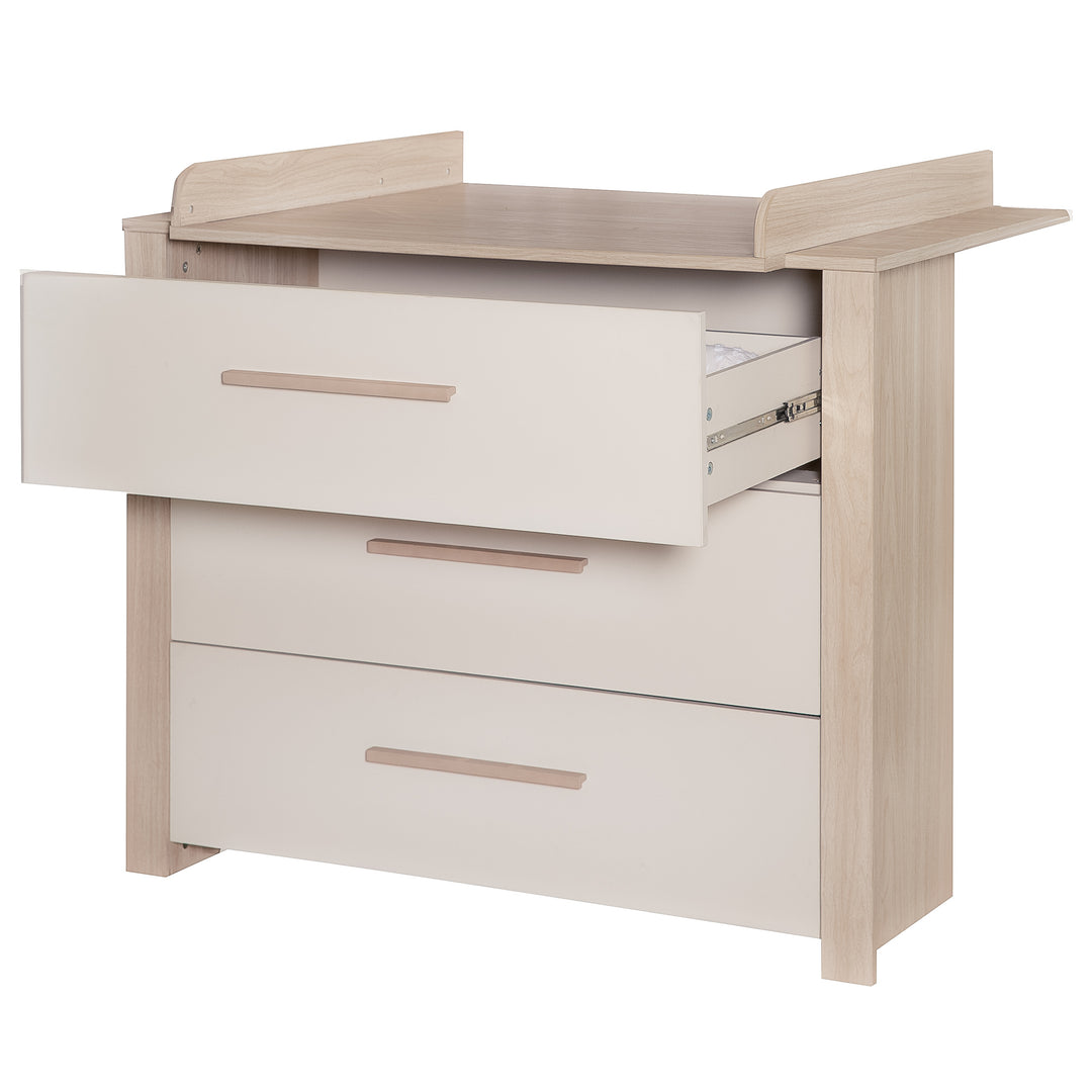 Cameretta set 3pezzi 'Momo' - Maniglie in legno massello - Cashmere / tristan rovere – Ritaglio (12/23)