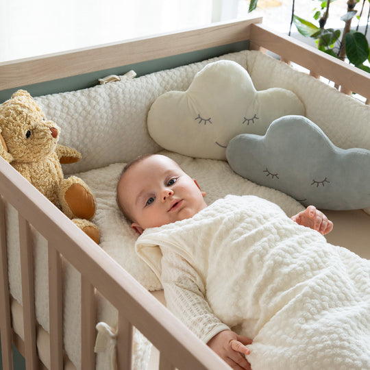 Cameretta neonati 'Selva' 3pezzi - Aperto scomparti & soft-close - Reed green / virginia chestnut – Foto d'ambiente (25/29)