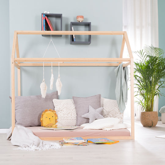 Hausbett 70 x 140 cm - Montessori-Bett aus Bambus-Holz - FSC zertifiziert – Milieubild (9/13)