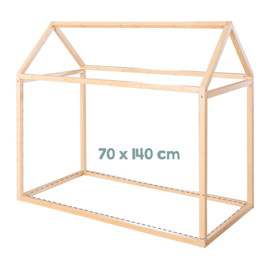 Hausbett 70 x 140 cm - Montessori-Bett aus Bambus-Holz - FSC zertifiziert – Infografik (12/13)