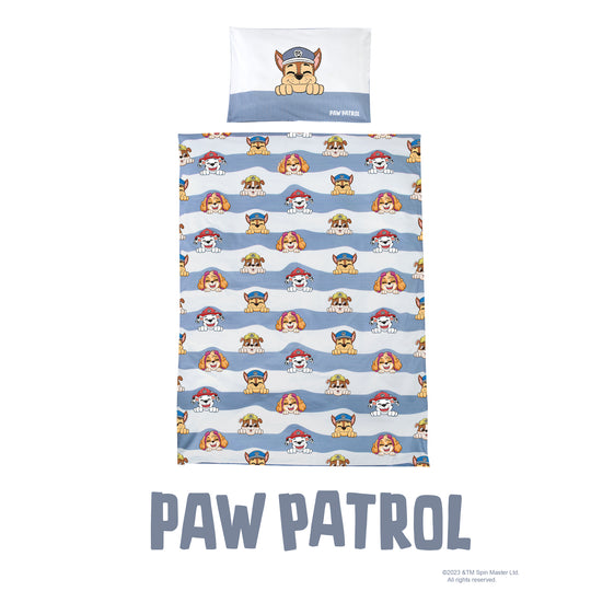 Biancheria per letto bambini 100 x 135 cm 'Paw Patrol' - In cotone - Bianco / blu – Ritaglio (3/6)