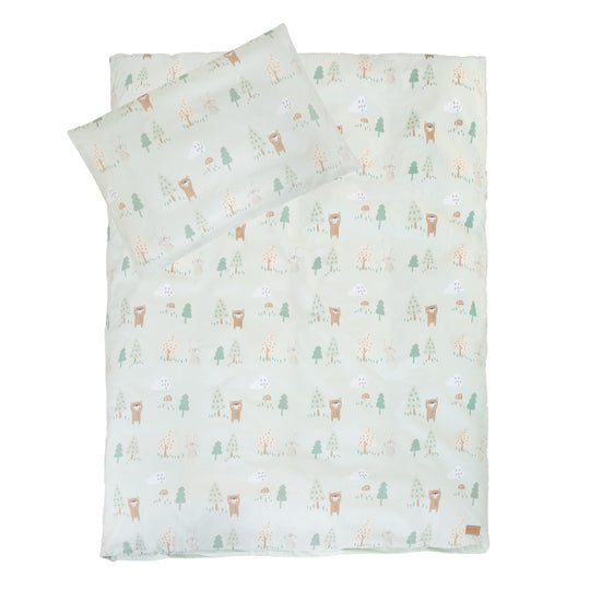 Ensemble de lit 70 x 140 cm 'Woodland Buddies' - Lit enfant évolutif avec accessoires - Couleurs douces – Détourage (8/20)