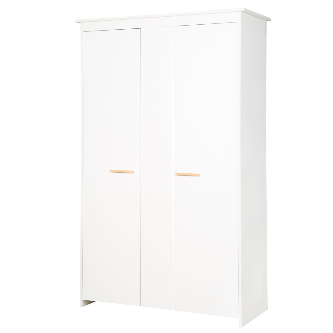 Armario 'Anton' 2puertas, con moderno tiradores de madera de haya, para habitación de bebés y niños – Recorte (3/12)