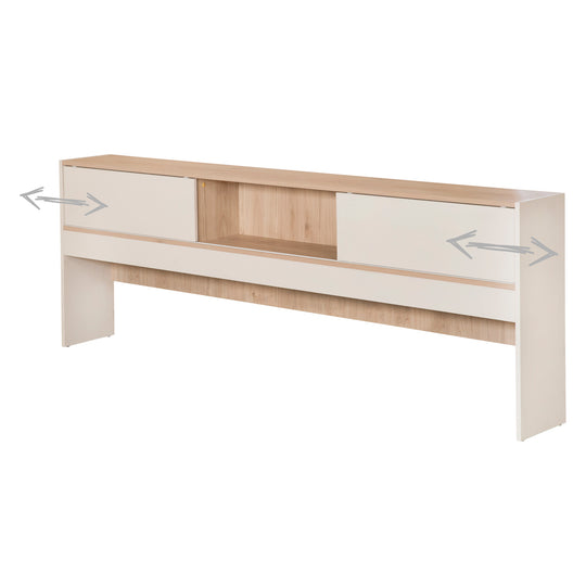 Stauraumbett 'Elis' 90 x 200 - Kinderbett 4-teilig - Cashmere / Virginia Chestnut – Infografik (15/17)