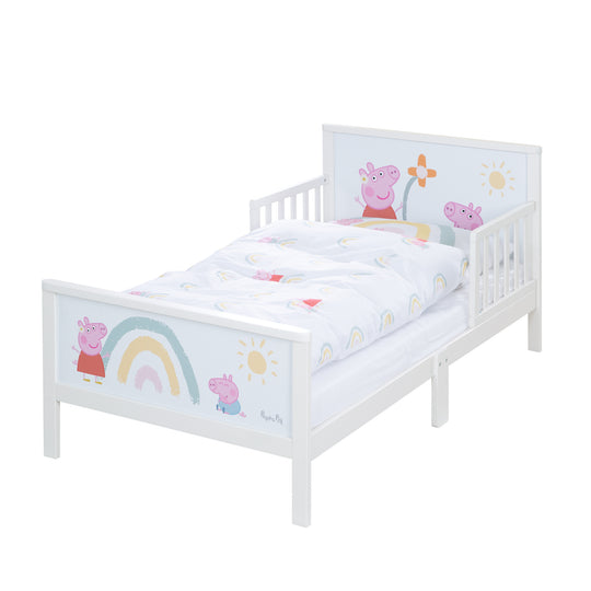 Toddler-Themenbett 'Peppa Pig' 70 x 140 cm incl. sommier à lattes & linge de lit – Détourage (6/13)