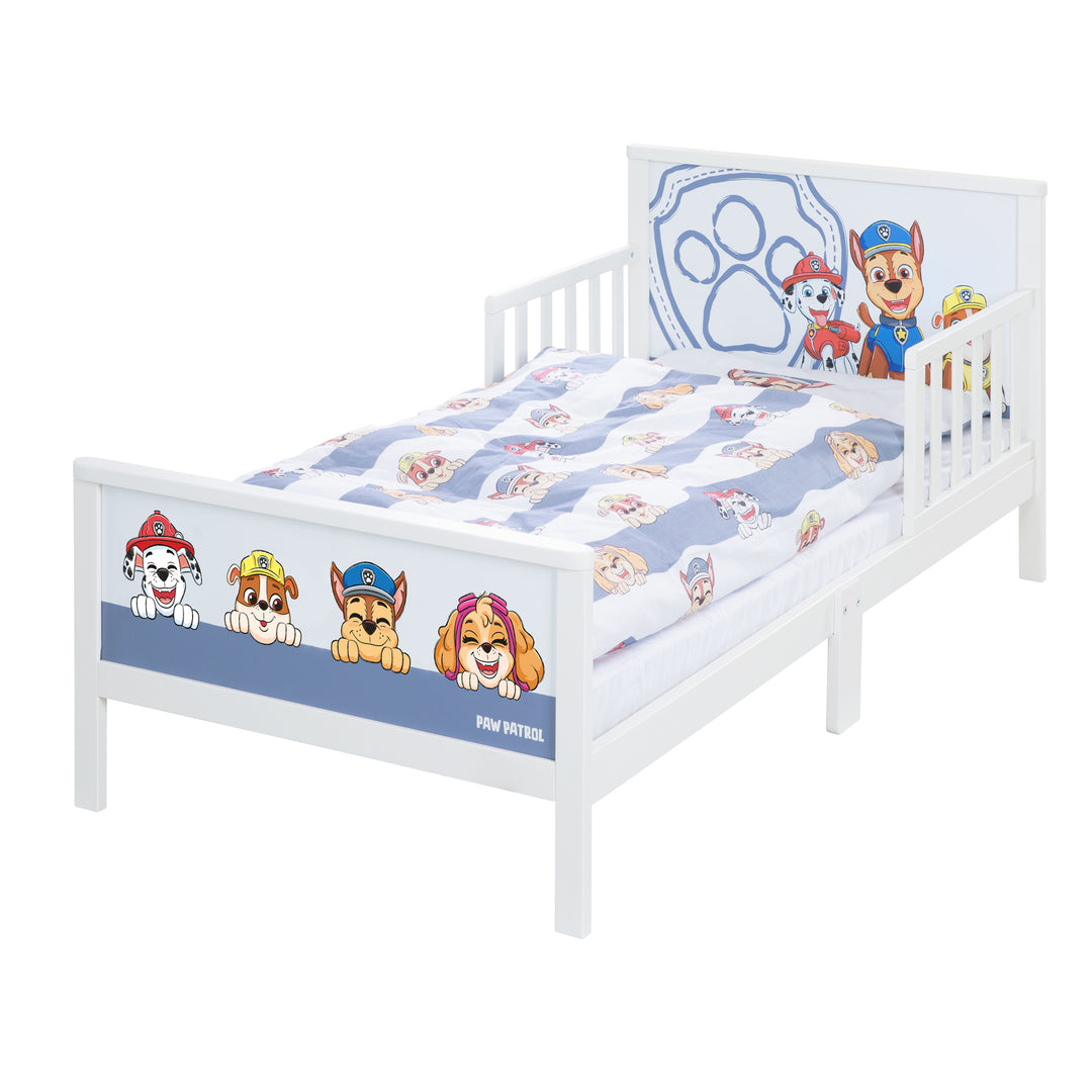 Toddler-Themenbett 'Paw Patrol' 70 x 140 cm inkl. Lattenrost & Bettwäsche – Freisteller (1/7)