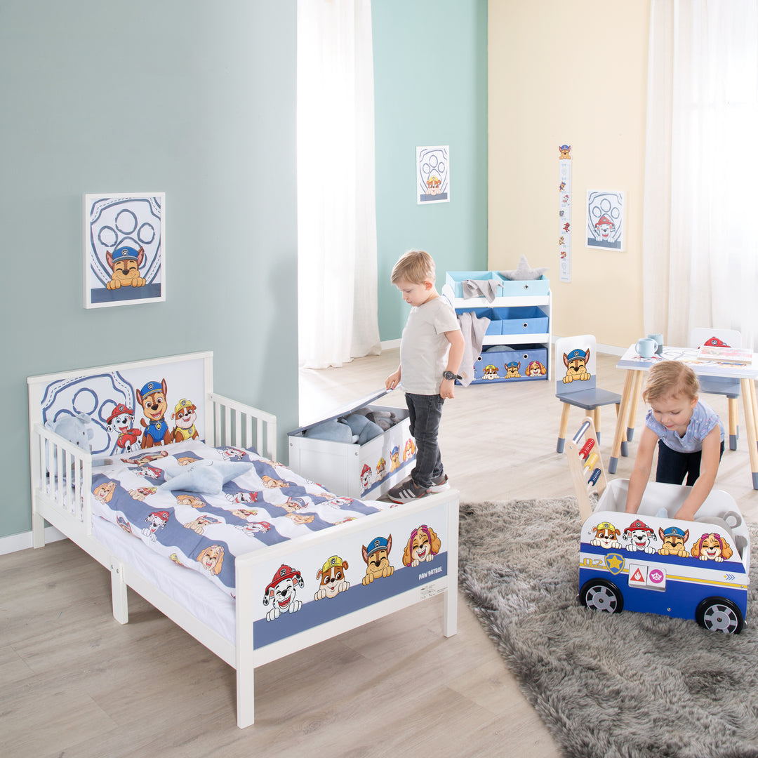 Toddler-Themenbett 'Paw Patrol' 70 x 140 cm incl. rete a doghe & biancheria da letto – Foto d'ambiente (5/7)