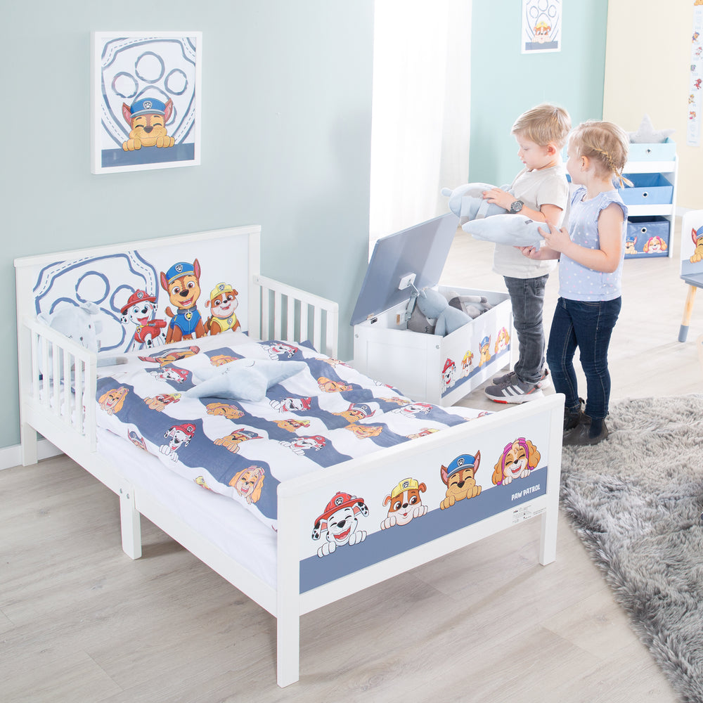 Toddler-Themenbett 'Paw Patrol' 70 x 140 cm inkl. Lattenrost & Bettwäsche – Milieubild (2/7)