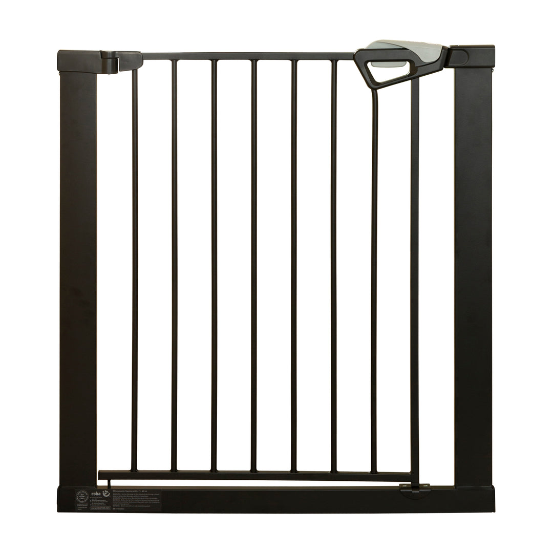 EasySafe+ Tür- & Treppenschutzgitter - Breite 75-82 cm - Erweiterbar bis 110 cm - Schwarz – Freisteller (1/11)