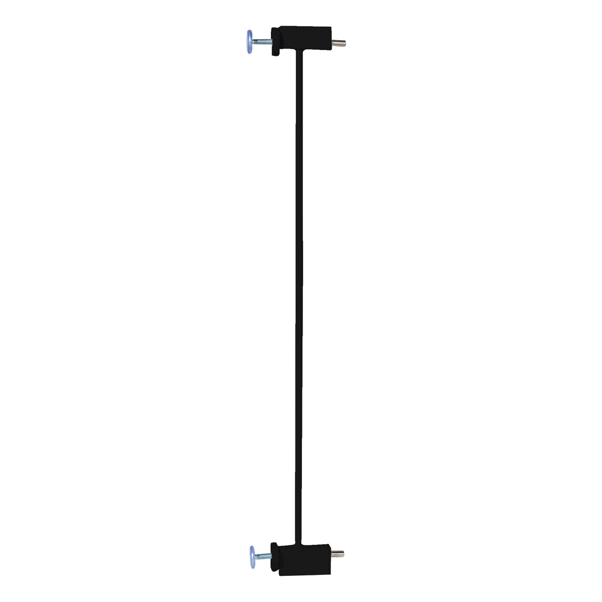 Anbauteil 7 cm - Erweiterung für Tür- & Treppenschutzgitter easySafe + aus Metall - Schwarz – Freisteller (1/3)