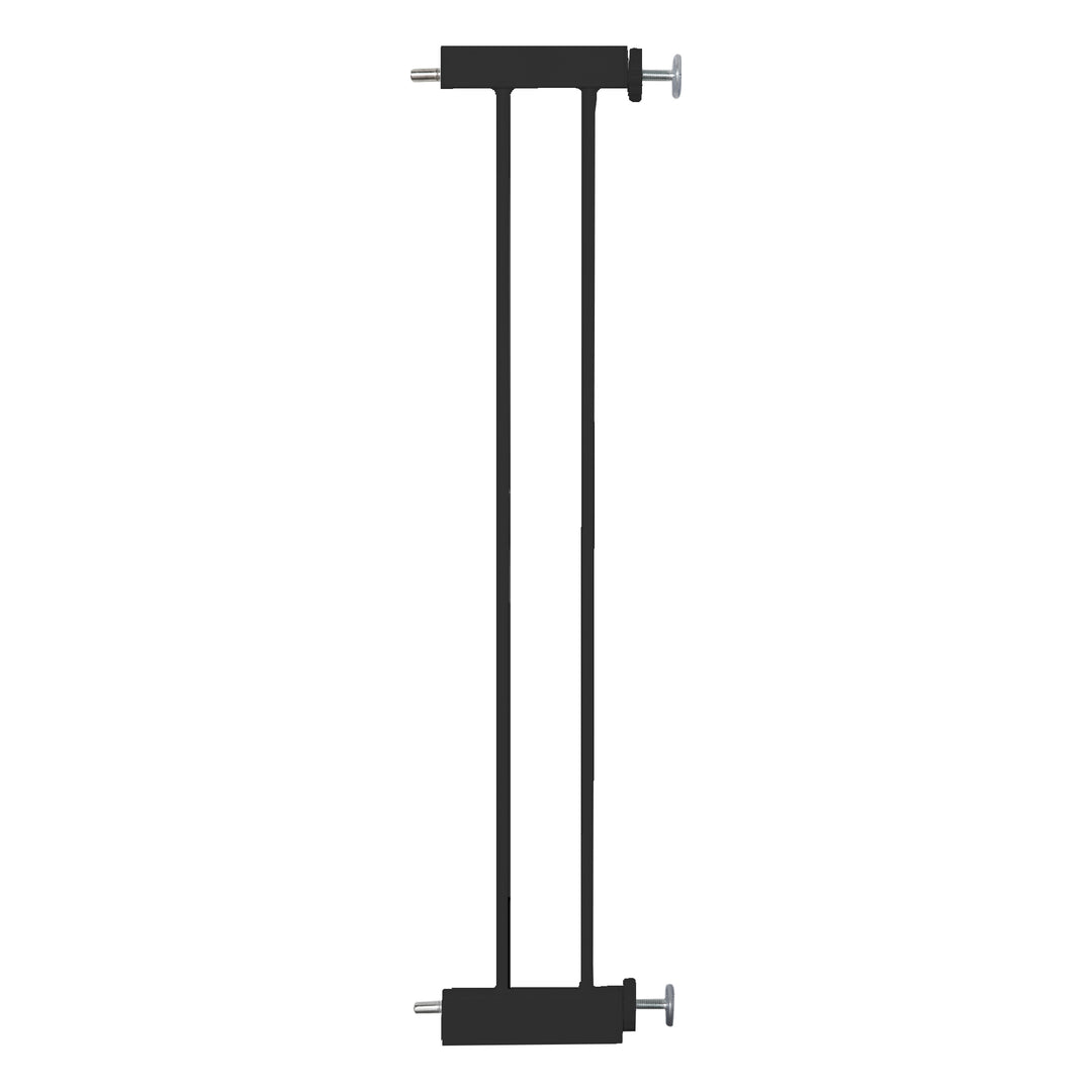 Anbauteil 14 cm - Erweiterung für Tür- & Treppenschutzgitter easySafe + aus Metall - Schwarz – Freisteller (1/5)