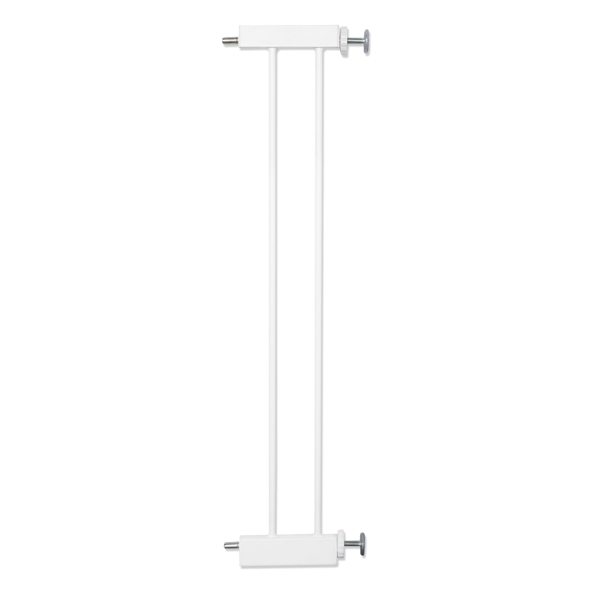 Add-On Part 14 cm - Extension for Door & Stair Safety Gate easySafe+ Made of Metal - White – Cutout (1/5)