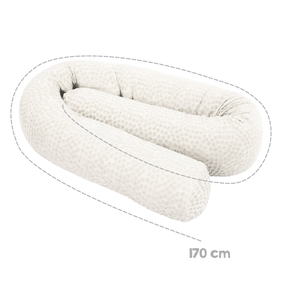Paracolpi 'Seashells Oyster' 170 cm in certificato cotone biologico - Bianco – Infografica (5/6)