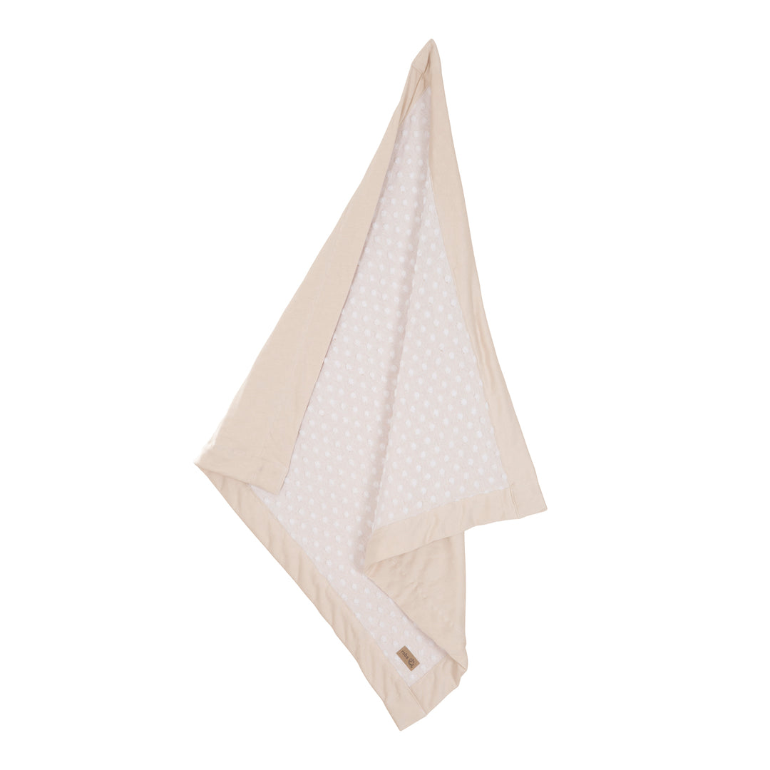 Babydecke 80 x 80 cm 'Frosty Almond' - GOTS & Oeko-Tex zertifiziert - Beige – Freisteller (1/9)