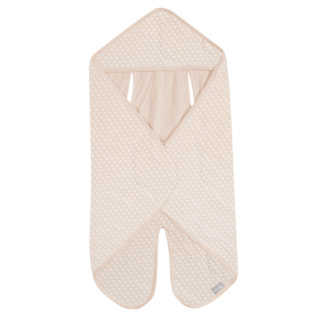 Einschlagdecke 80 x 80 cm 'Frosty Almond' - GOTS & Oeko Tex zertifiziert - Beige – Produktbild (1/4)