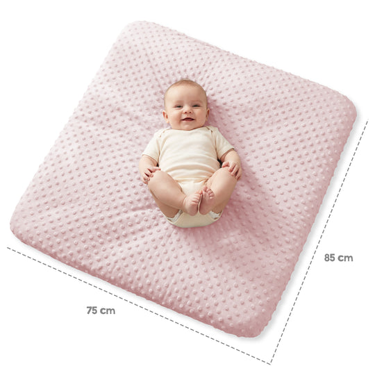 Organic federa aderente per materassini fasciatoio 'Lil Planet' in jersey biologico - GOTS - 85 x 75 cm - Rosa / malva – Infografica (6/15)