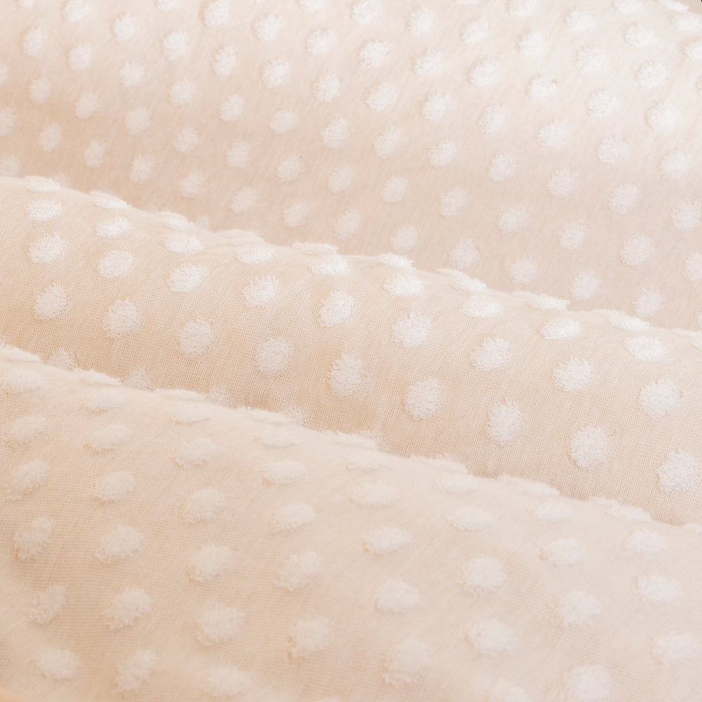 Organic Spannbezug für Wickelauflagen 75x85 cm 'Frosty Almond' - Beige – Detailbild (2/14)