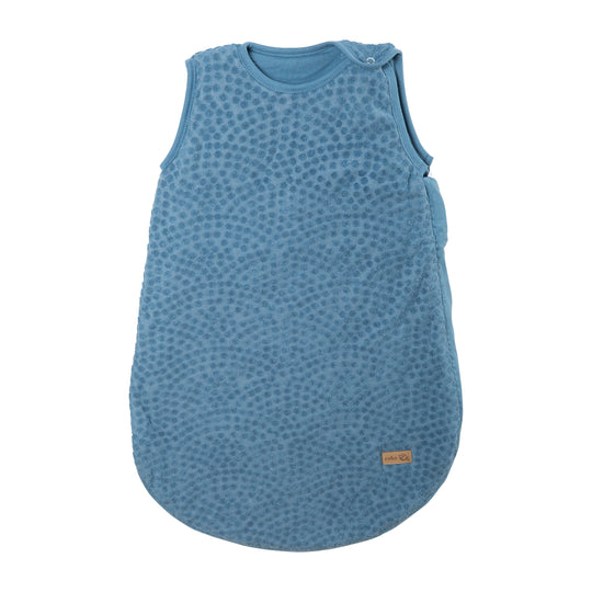 Sacco nanna 70 - 90 cm 'Seashells Indaco' - Cotone biologico - GOTS & Oeko-Tex Certificato – Ritaglio (1/10)