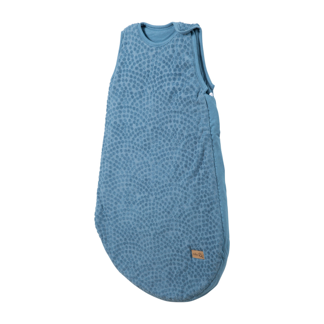 Sacco nanna 70 - 90 cm 'Seashells Indaco' - Cotone biologico - GOTS & Oeko-Tex Certificato – Ritaglio (3/10)