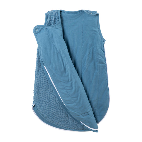 Sacco nanna 70 - 90 cm 'Seashells Indaco' - Cotone biologico - GOTS & Oeko-Tex Certificato – Ritaglio (5/10)