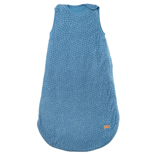 Sacco nanna 70 - 90 cm 'Seashells Indaco' - Cotone biologico - GOTS & Oeko-Tex Certificato – Ritaglio (10/10)
