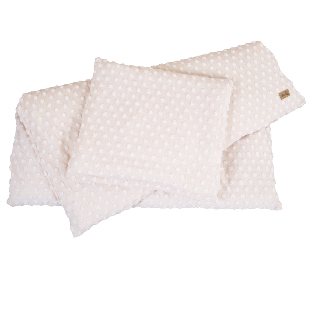 Biancheria per culla 80 x 80 cm 'Frosty Almond' - GOTS & Oeko tex certificato - Beige – Ritaglio (3/7)