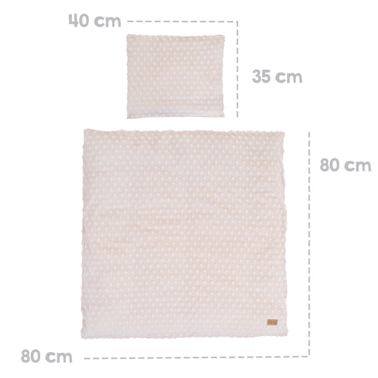Biancheria per culla 80 x 80 cm 'Frosty Almond' - GOTS & Oeko tex certificato - Beige – Infografica (7/7)