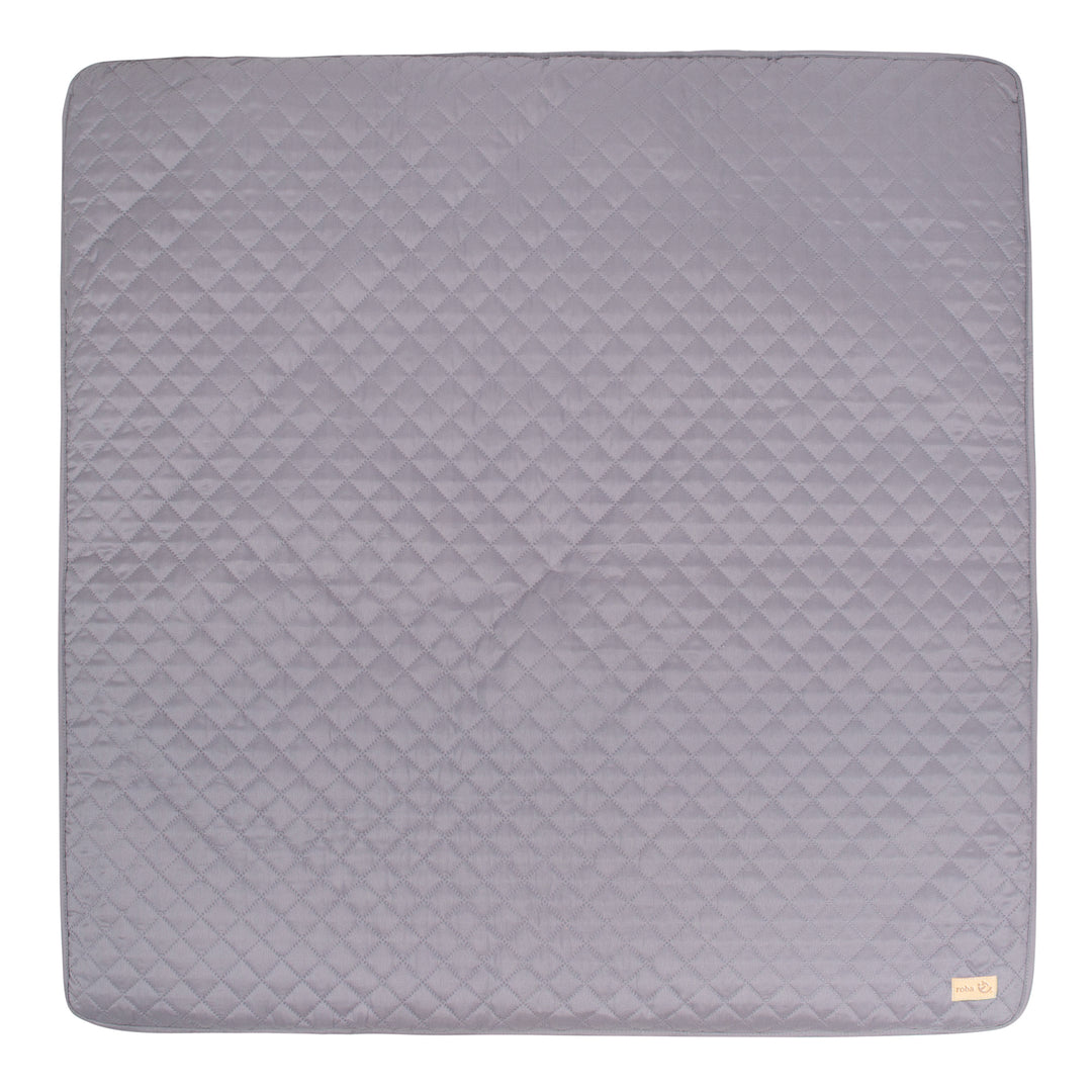 Krabbeldecke 'roba Style' - 100 x 100 cm - Spieldecke gesteppt - Anthrazit – Freisteller (1/3)